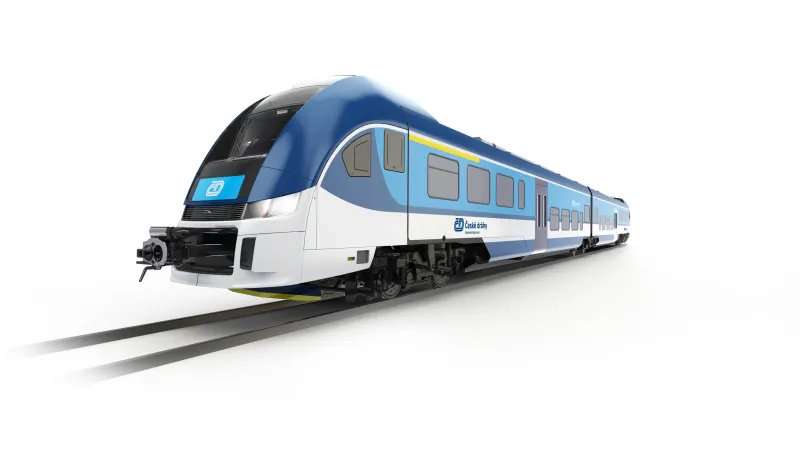 Motorová jednotka od polského výrobce PESA – vizualizace