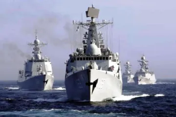 Čína a Rusko odstartovaly největší společné námořní manévry