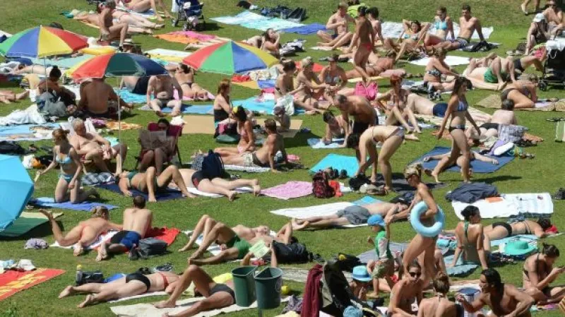 Letní koupání v Událostech