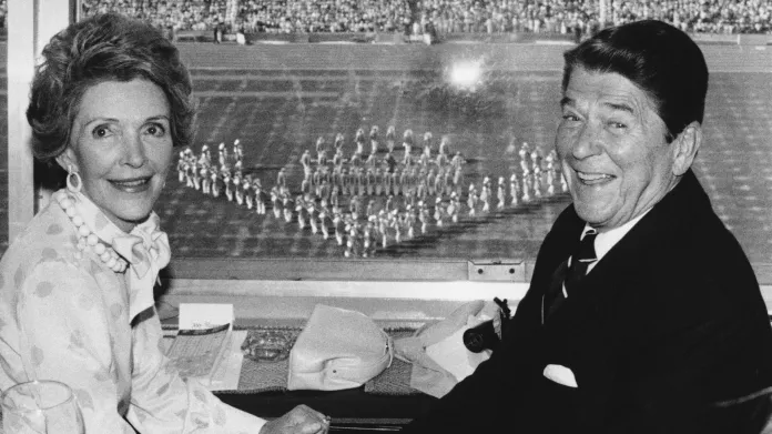 Ronald Reagan s manželkou Nancy