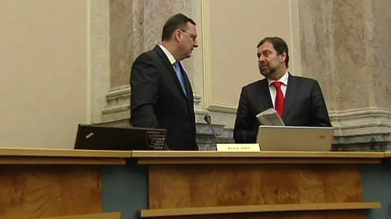 Petr Nečas a Radek John