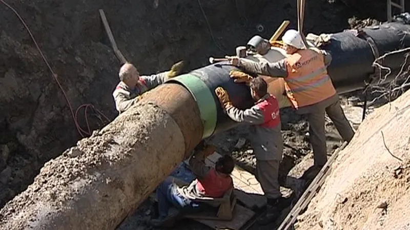 Přepojování vodovodního potrubí