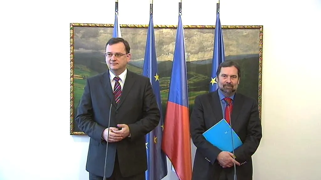 Petr Nečas a Radek John