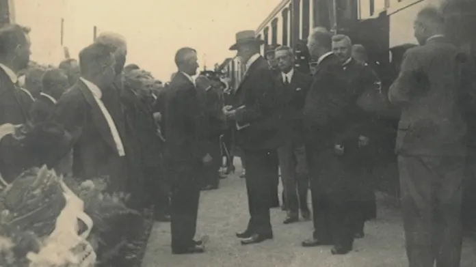 Návštěva T. G. Masaryka ve Veselí nad Moravou