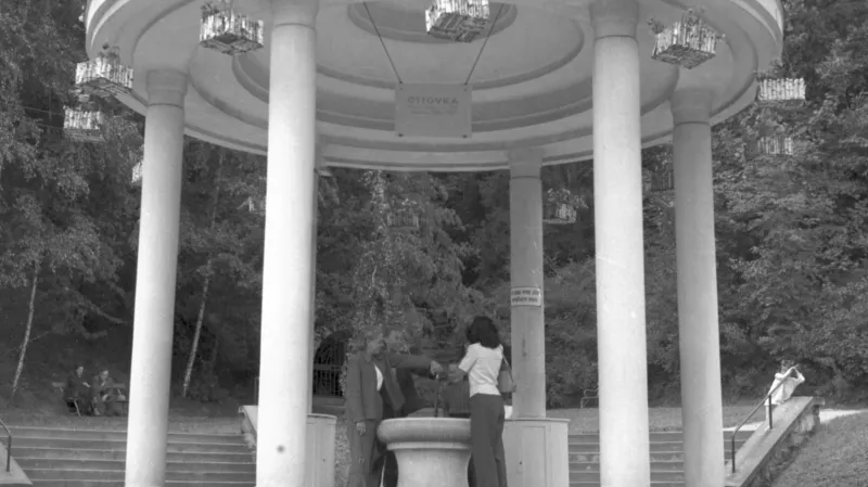 Pramen Ottovka na historickém snímku z roku 1951