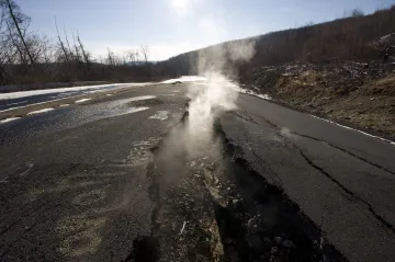 Past pokroku: Centralia začala hořet před šedesáti lety. Nepodařilo se ji uhasit dodnes
