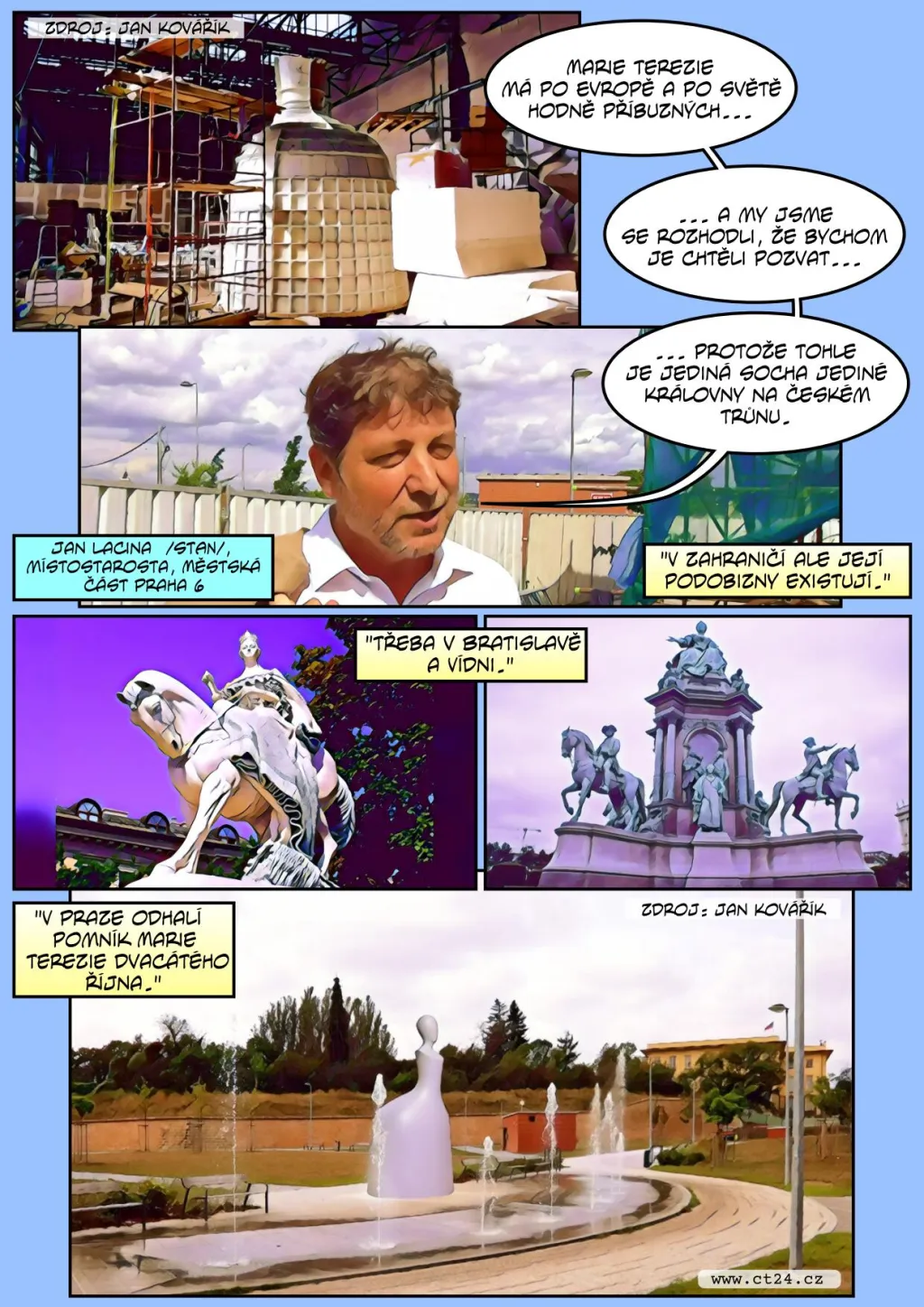 První socha Marie Terezie v Čechách