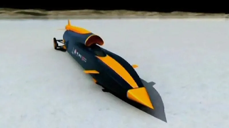 Vizualizace nejrychlejšího auta světa