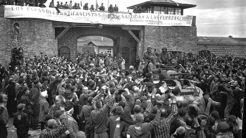 Osvobozování tábora Mauthausen