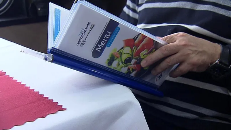 Jídlo nabízené ve vlaku