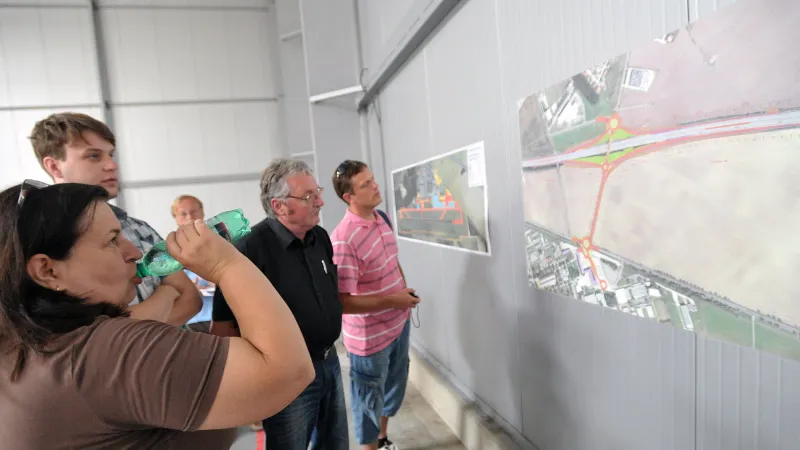 Plány a mapy budoucího stavu letiště