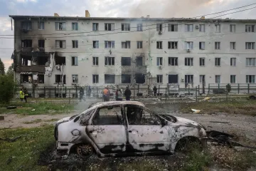 Ruský útok na Charkov si vyžádal tři mrtvé, včetně malého chlapce