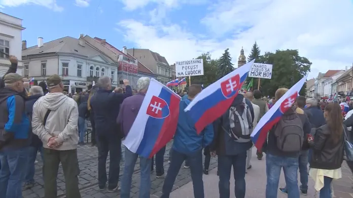 Demonstrace v Košicích