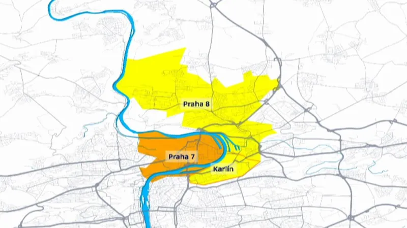 Praha 8 a Praha 7