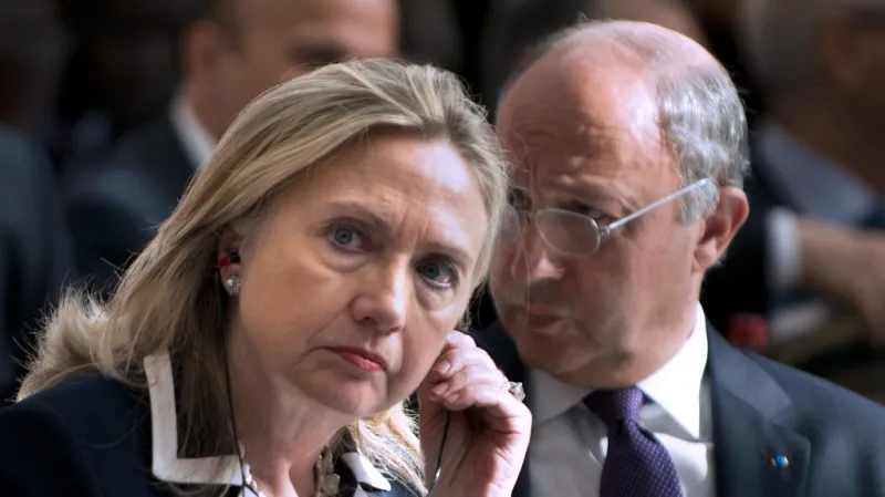 Hillary Clintonová na konferenci v Paříži