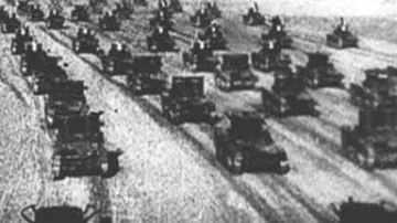 Útok německých tanků na Polsko