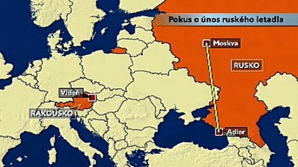 Pokus o únos ruského letadla