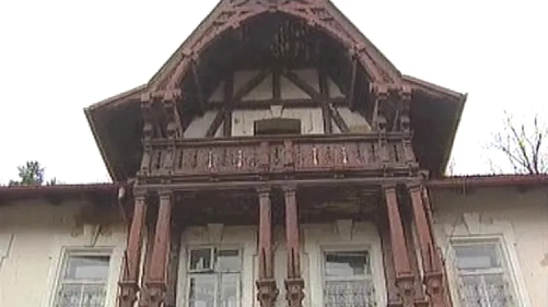 Bývalé lázně v Kyselce