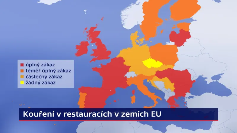 Kouření v restauracích v EU