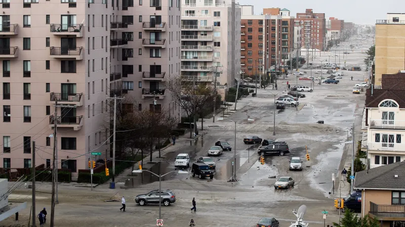 Ulice New Yorku po hurikánu Sandy