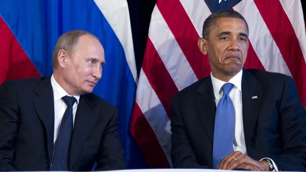 Barack Obama a Vladimir Putin