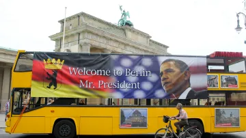 Berlín očekává příjezd Baracka Obamy