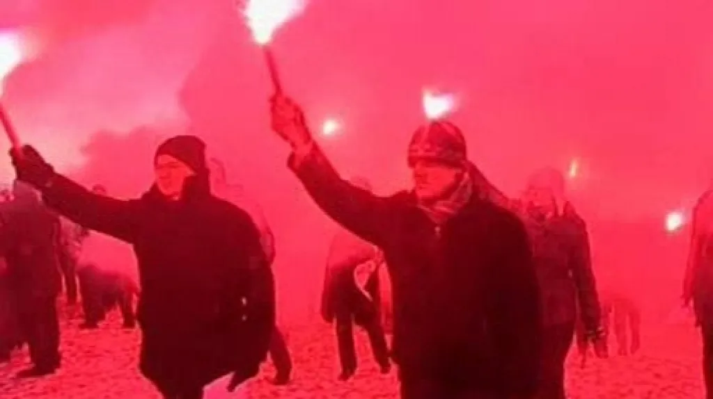 Protestující Islanďané