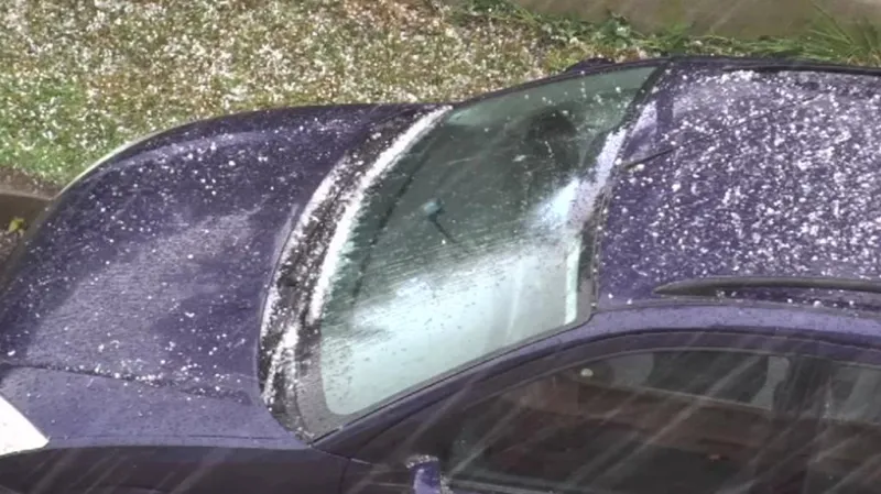 Kroupy na Mostecku 14. dubna