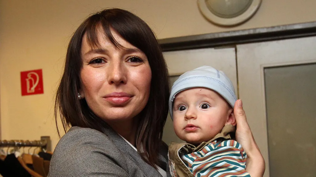 Hedviga Malinová se svou dcerou