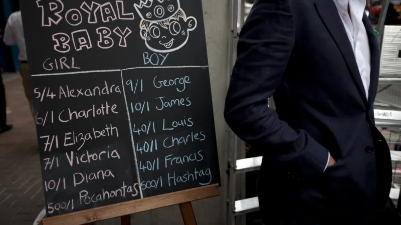 Britové tipují jméno potomka Kate a Williama