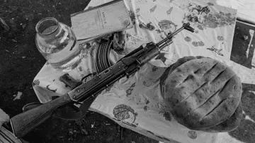 Z výstavy Když se Bůh nedíval