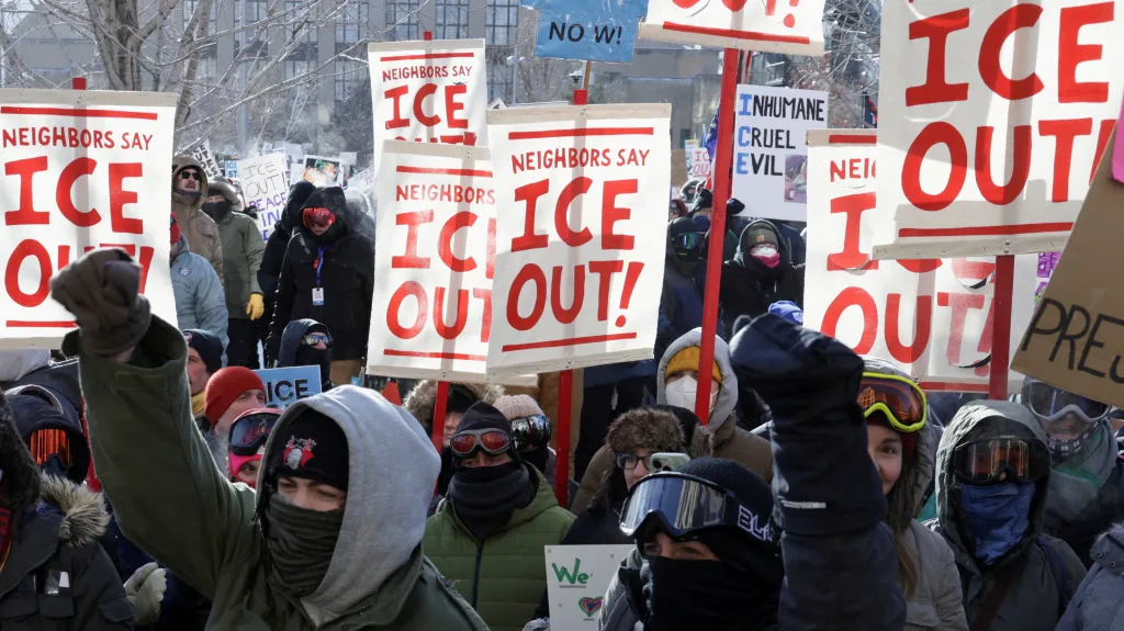 Protesty v Minneapolisu (23. ledna 2026)