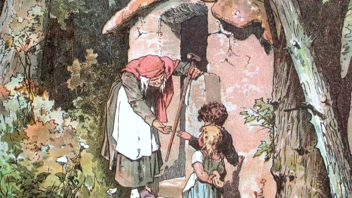 Pohádka o Jeníčkovi a Mařence na ilustraci Alexandera Zicka