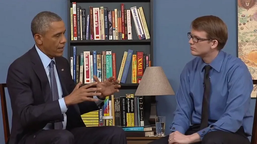 Obama v rozhovoru pro osobnosti YouTube