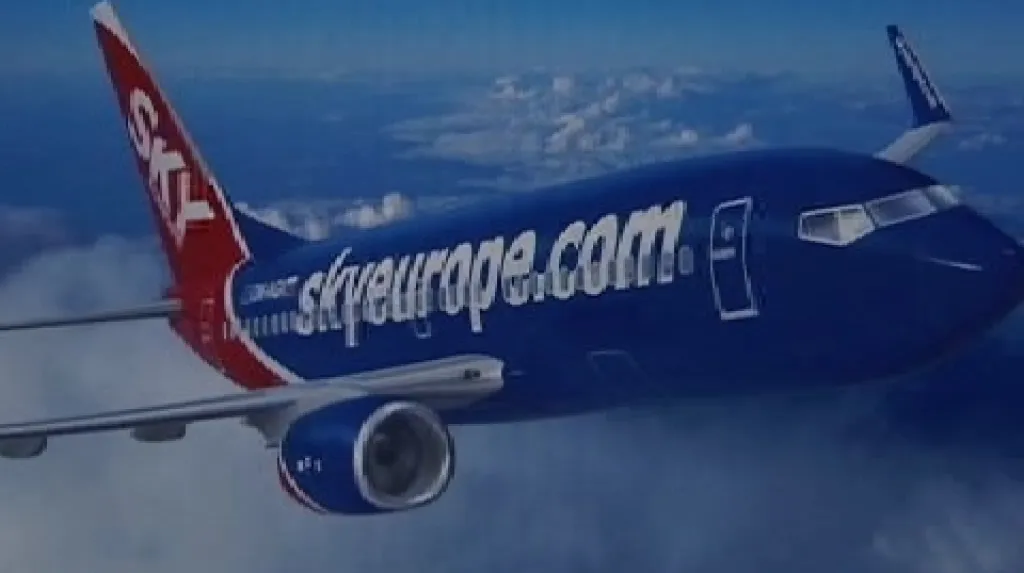 Letadlo společnosti SkyEurope