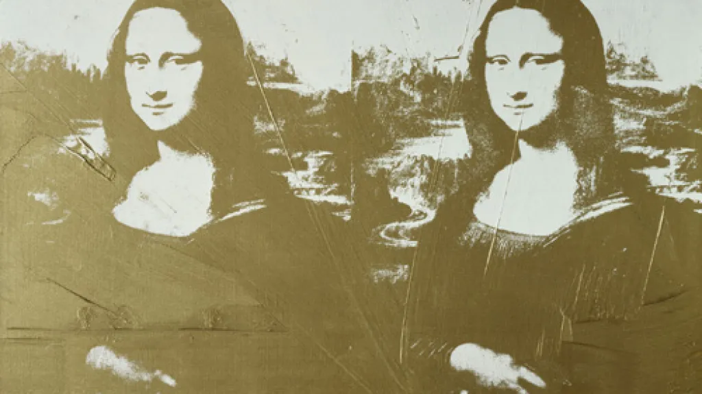 Andy Warhol / Dvojitá zlatá Mona Lisa