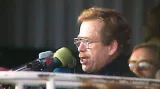 Václav Havel na Letné (1989)