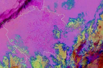 Čarodějnické ohně byly viditelné i z vesmíru, ukazuje satelitní snímek