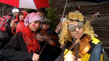 Masopust v rožnovském skanzenu