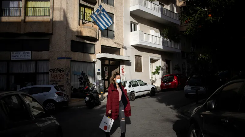 Atény během pandemie