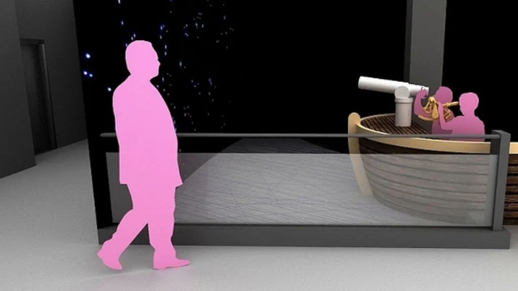 Vizualizace expozice vesmíru v Techmanii