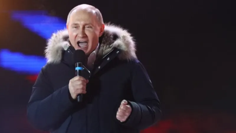 Putin na Manéžním náměstí v Moskvě,  Autor: David Mdzinarišvili,  Zdroj: Reuters