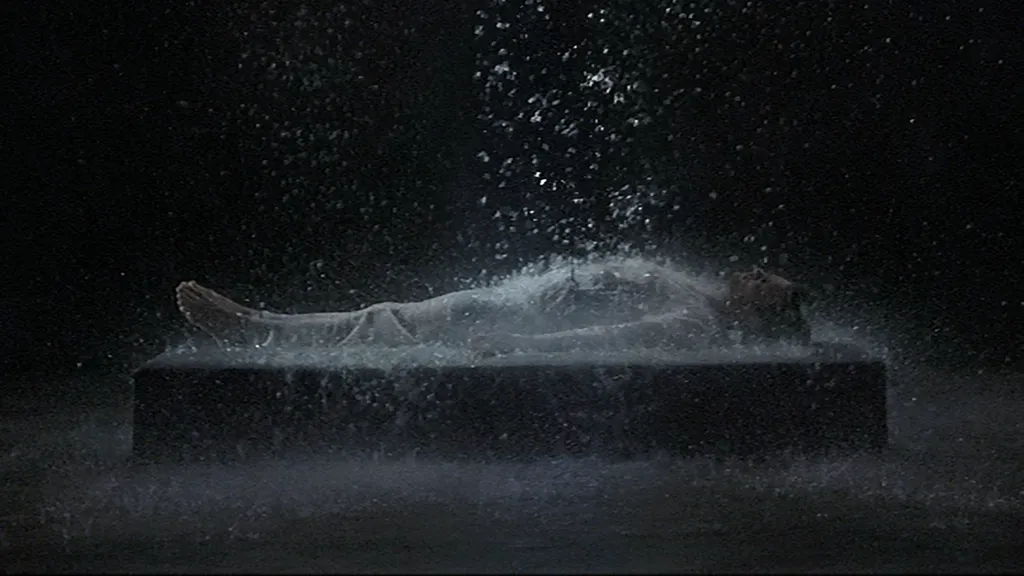 Bill Viola: Tristan’s Ascension (The Sound of a Mountain Under a Waterfall)