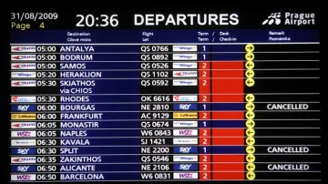 Zrušené lety společnosti SkyEurope