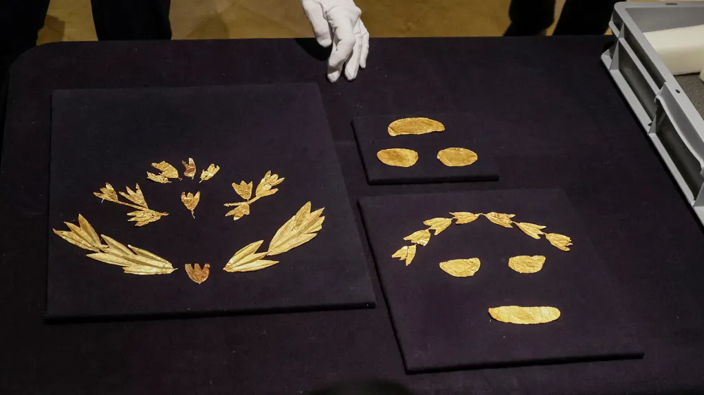 Skytské zlato ze sbírek krymských muzeí po návratu na Ukrajinu v roce 2023