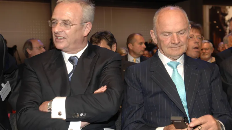 Martin Winterkorn a Ferdinand Piëch
