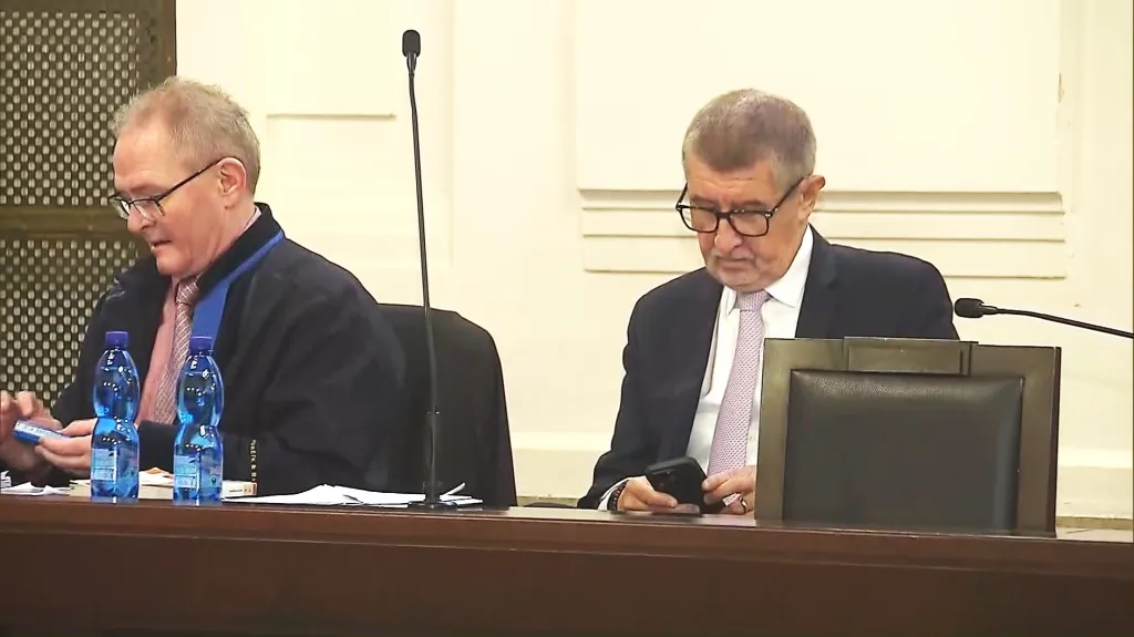 Andrej Babiš při projednávání kauzy Čapí hnízdo