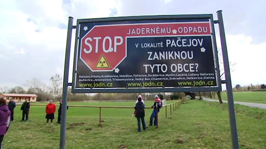 V minulosti se protestovalo i proti úložišti jaderného odpadu v lokalitě Březový potok – Pačejov