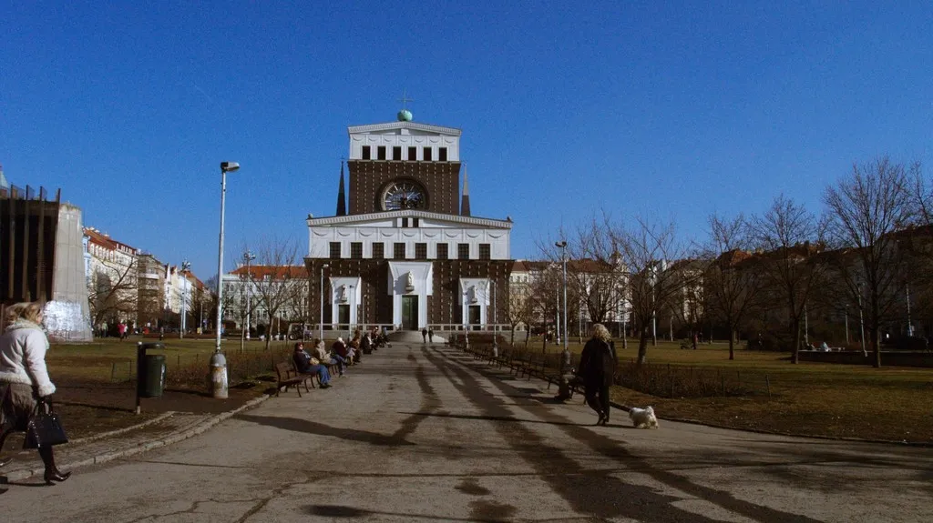 J. Plečnik / kostel Nejsvětěšího Srdce Páně v Praze
