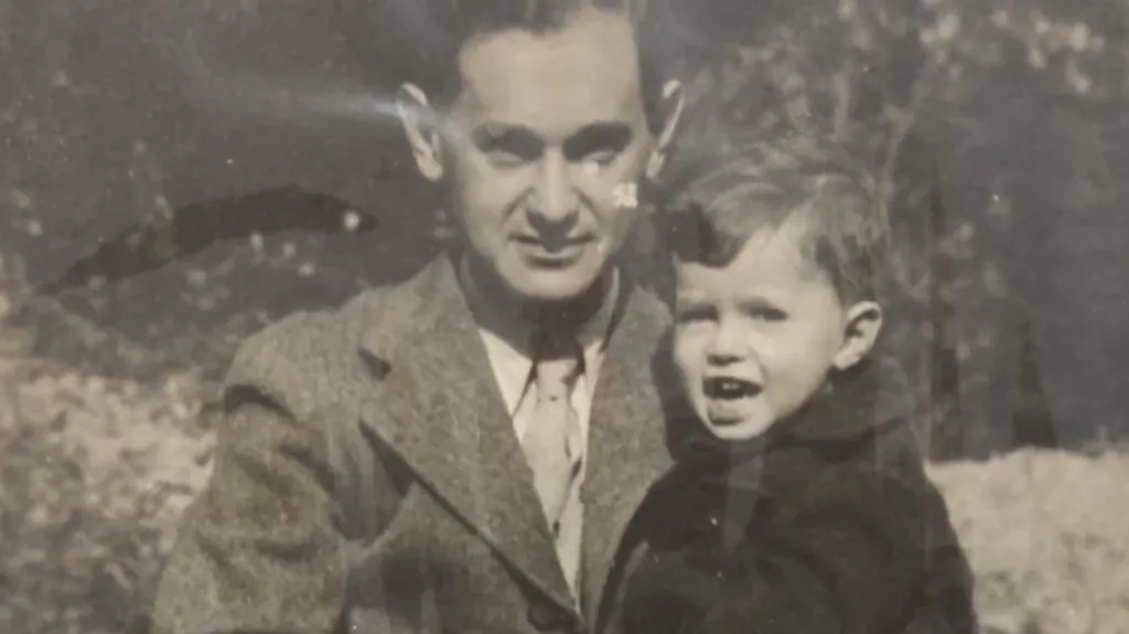 Petr Haimann s tatínkem Karlem